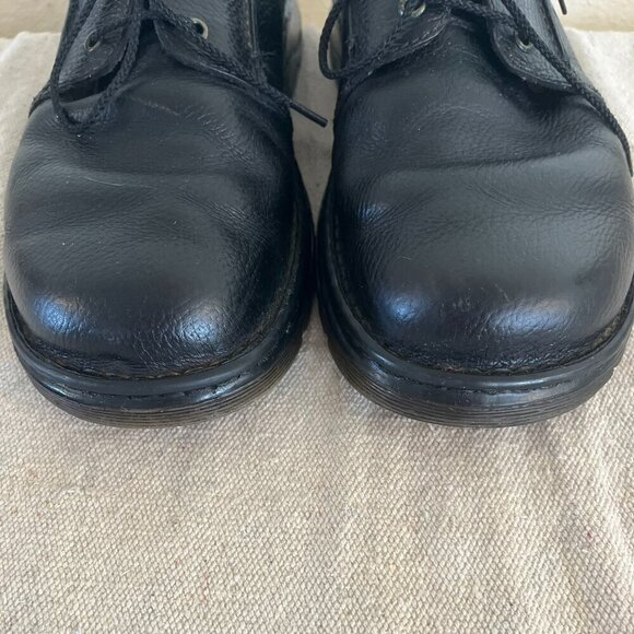 Dr. Martens Men's Black Leather Ordell 3 Eye Peddled Chunky Oxford Shoes Sz 8 - Picture 2 of 13